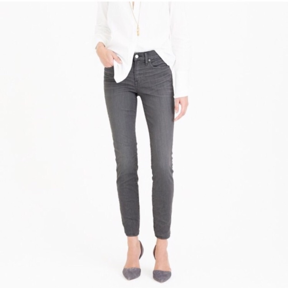 J. Crew Grey Toothpick Jeans